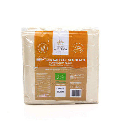 Organic Senatore Cappelli Semolato flour 5kg