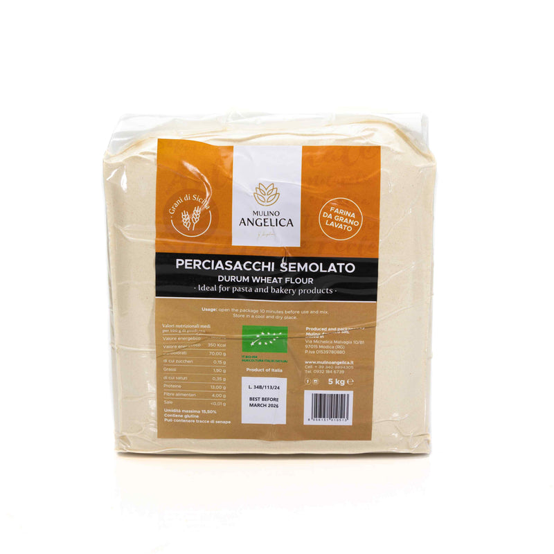 Organic Perciasacchi Semolato flour 5kg