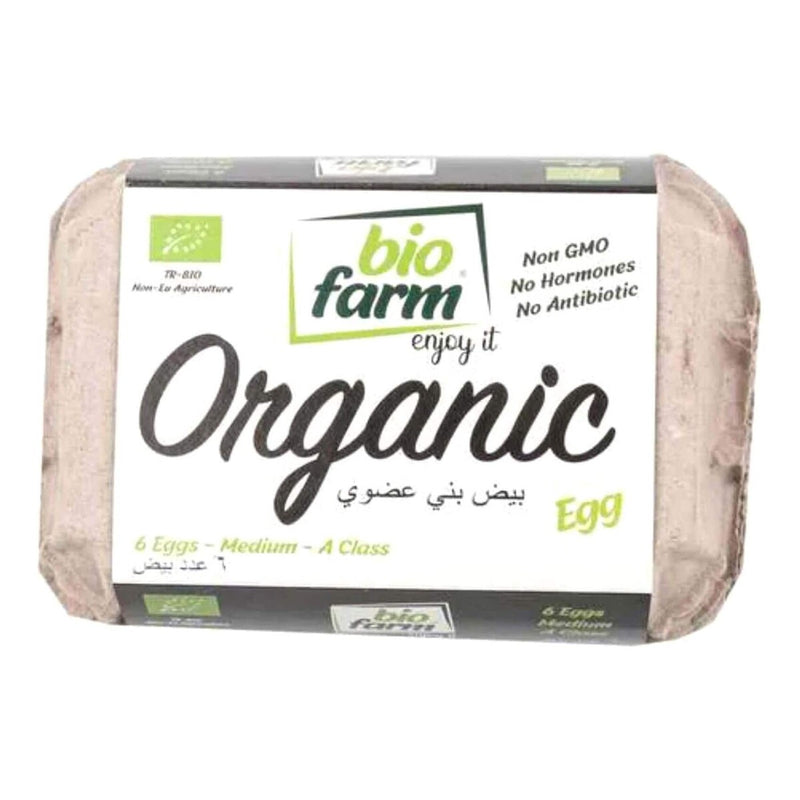 Organic Brown Eggs 6 Pcs