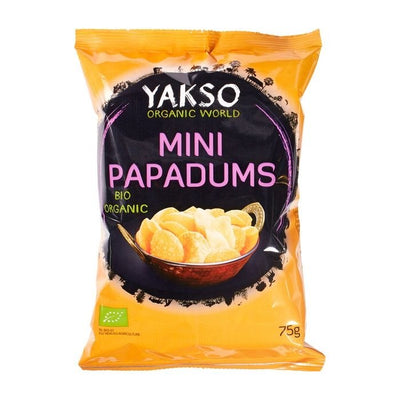 Organic Mini Papadums 75g