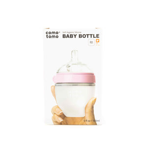 Natural Feel Baby Bottle Pink 