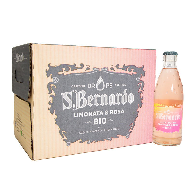 Organic Lemonade & Rose Drink 260ml x 12