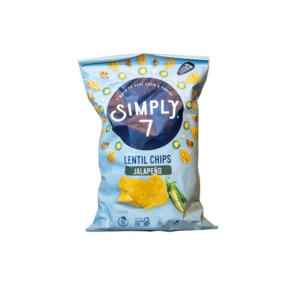 Organic Chips Lentil Jalapeno 12X103G