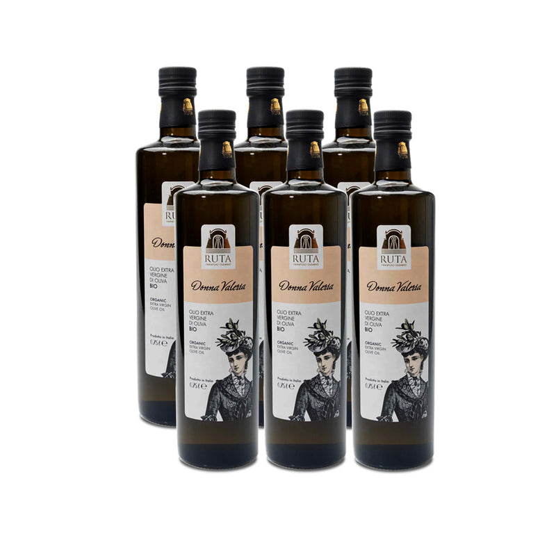 Organic Extra Virgin olive oil (750ml x 6)