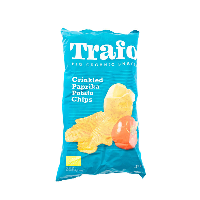 Organic Crinkled Paprika Potato Chips Salted 125g