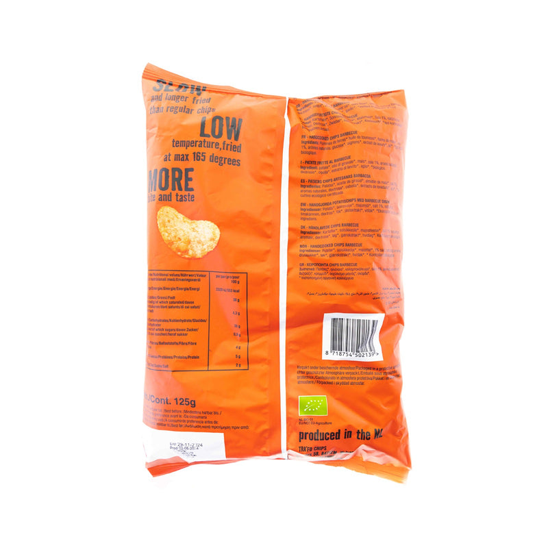 Organic Handcooked Chips Barbecue 125g