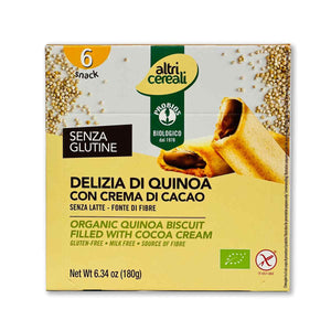 Organic Quinoa Biscuit Filled With cocoa