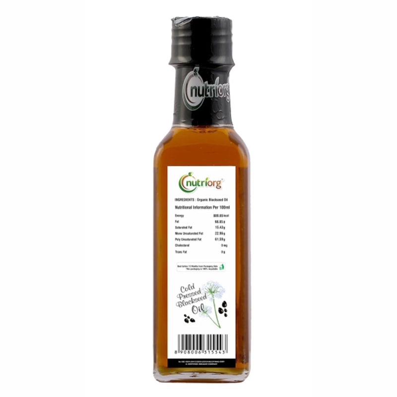 Organic Blackseed (Nigella sativa) Oil 100ml