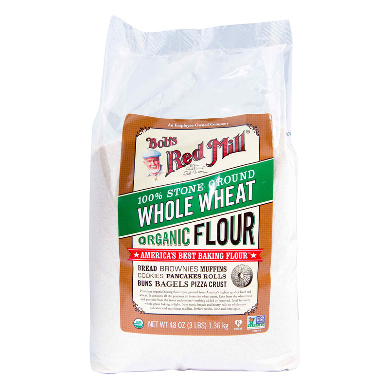 BOBS RED MILL WHOLE WHEAT FLOUR 1.36KG