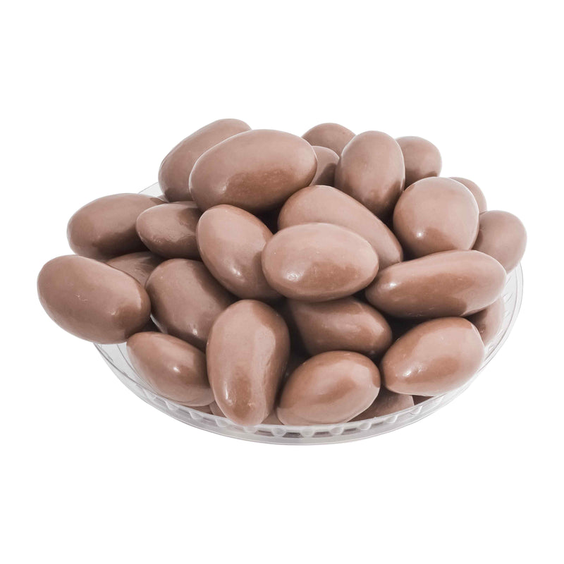 Organic CARAMEL - Roasted almonds coated in caramel-flavoured milk chocolate 100g