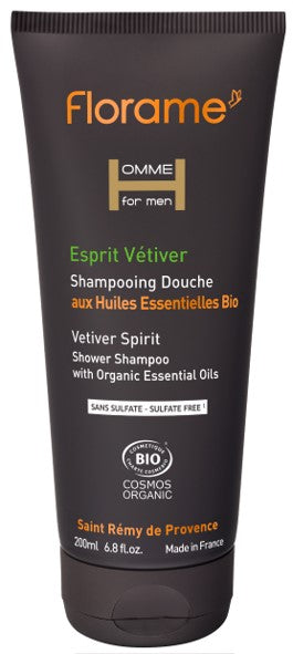 FLORAME VETIVER SPIRIT SHOWER SHAMPOO 200ML