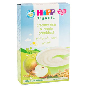 Organic Creamy Rice And Apple Breakfast 160Gm