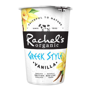 Organic Greek Style Yogurt With Vanilla 450G