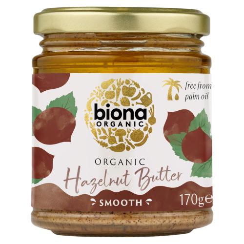 Organic Smooth Hazelnut Butter 170G