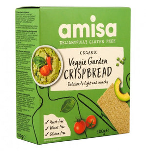 Organic Crispbread Veggie garden 100g