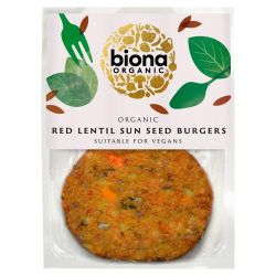 Organic Red Lentil Sun Seed Burger 160g