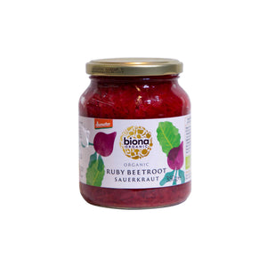 Organic Ruby Beetroot Sauerkraut 350G