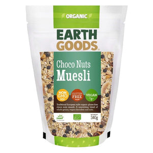 Organic Gluten-Free Choco Nuts Muesli 340G