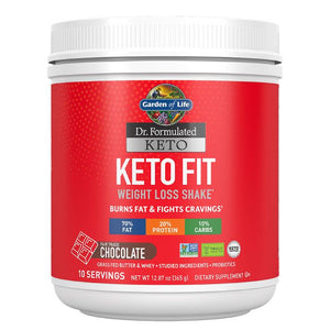 GARDN LIFE DR FORMLTD KETO FIT CHOCO SHAKE 365G