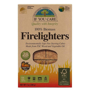 Organic Wood Firelighters Tablets 8Pcs