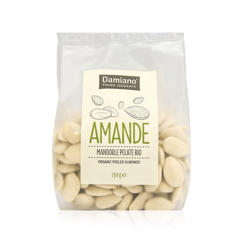 Organic Peeled Almonds 250g