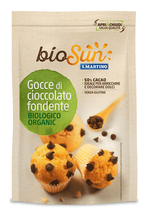 BIOSUN ORGANIC DARK CHOCOLATE CHIPS 125G