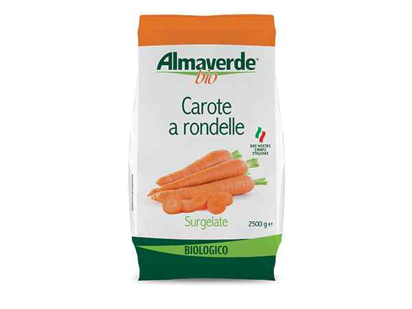 Organic Sliced Carrots 2.5kg