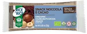 Organic Rice Snack Filled With Hazelnut 25g