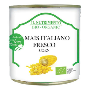 Organic Corn Natural In Brine 160g