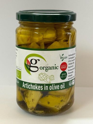 Organic Hearts Of Artichokes 280g