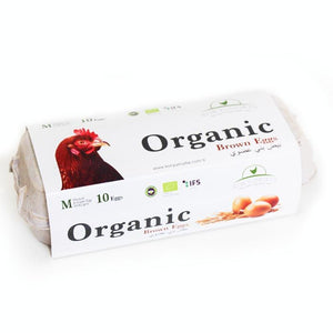 Organic Brown Eggs 10Pcs